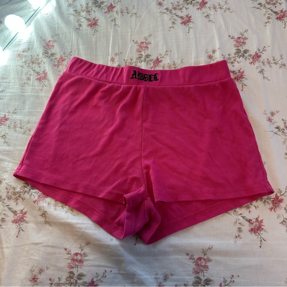 Aerie Women's Vibrant Pink Ribbed Panties